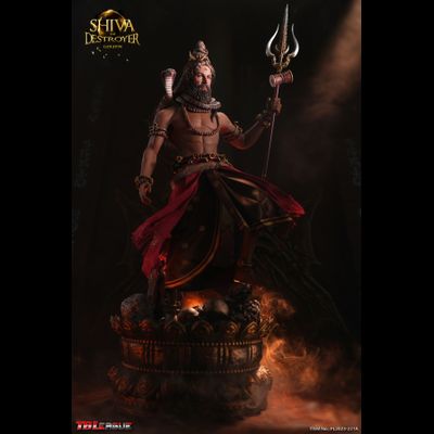 Индийский бог Шива (золотой) - Коллекционная фигурка 1/6 Shiva The Destroyer Golden (PL2023-221A) - TBLeague