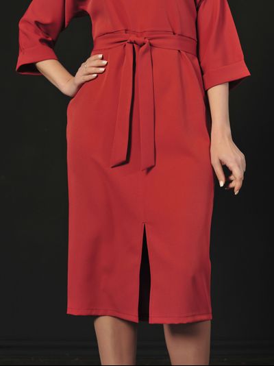 Платье: 622-0324 кирпичный