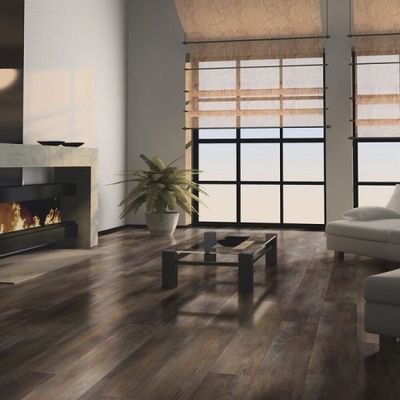 Виниловый пол Wineo 800 Wood Crete Vibrant Oak DB00075 клеевой