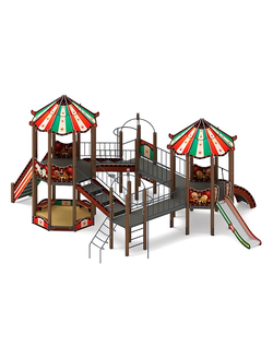 Серия «Карнавал» (Шапито) ДИК 2.22.06-01 H=1200 игровой комплекс