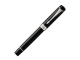 Ручка-роллер PARKER "Duofold Classic Black CT", корпус черный, палладиевые детали, черная, 1931389
