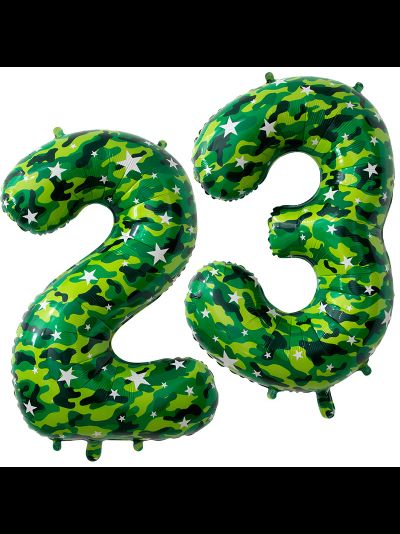 Шар 34"/86 см "23" Камуфляж