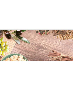 Интерьерная панель №14 "Греческий завтрак" глянец 3000*600*1,5мм  АБС