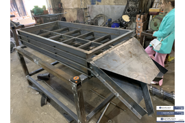 Сборка вибросита 350 кгч