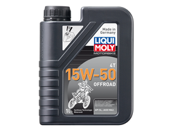 Масло моторное Liqui Moly Motorbike 4T 15W-50 Offroad (HC-синтетическое) - 1 Л (3057)