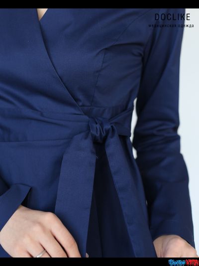 БЛУЗА DOCLIKE DL415 синяя