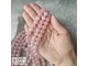Розовый кварц мстр.Мадагаскар, без тонировки, шары 6-6,2/7,9-8,2/10-10,2 мм, цена за нить 19 см
