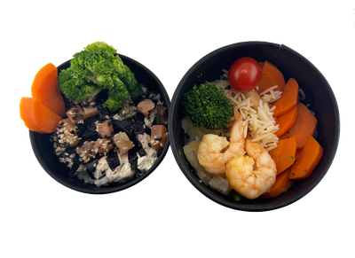 Круглый контейнер(Черный) 700 мл