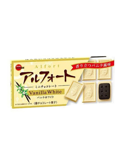 Печенье в белом шоколаде Bourbon Alfort Vanilla White (12 шт, 60 г)