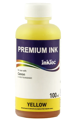 INKTEC (C0090) Чернила ОРИГ для Canon GI-490, 100 мл, YELLOW