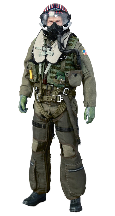 ПРЕДЗАКАЗ - Пит Митчелл (Том Круз, "Топ Ган: Мэверик") - Коллекционная фигурка 1/12 The US Navy Fighter Weapons School Instructor F/A-18E Pilot – Captain Mitchell (XM80031) - DID ?ЦЕНА: 11200 РУБ.?