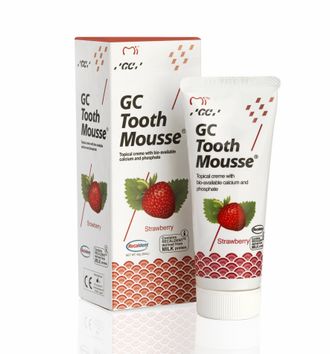 Тус Мусс GC Tooth Mousse, клубника, GC, 35 мл.