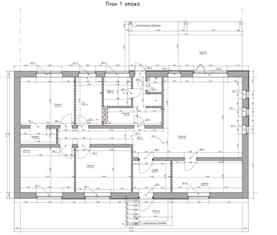 Одноэтажный дом с четырьмя спальнями 113м² (S101)