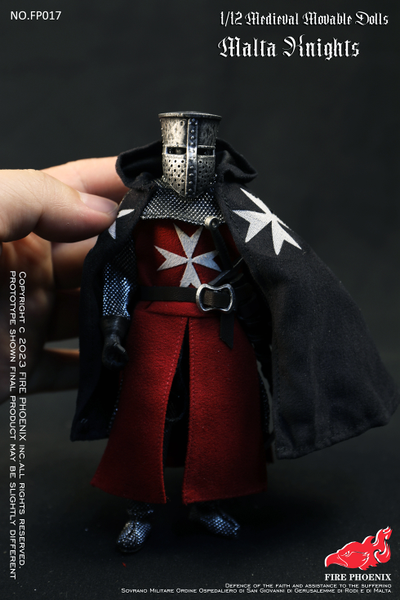 Рыцарь мальтийского ордена - Коллекционная фигурка 1/12 SCALE Medieval Malta Knights (FP017) - FIRE PHOENIX