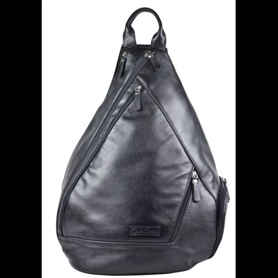 Кожаный рюкзак Mongardino black (арт. 3100-01)