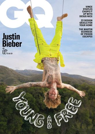 GQ USA Magazine May 2021 Justin Bieber Cover Мужские иностранные журналы в Москве, Intpressshop