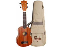 FLIGHT NUS310 - укулеле, сопрано, корпус - сапеле, чехол в комплекте