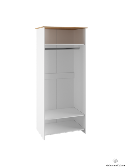 Теодора Шкаф 2Д Белый/Дуб крафт