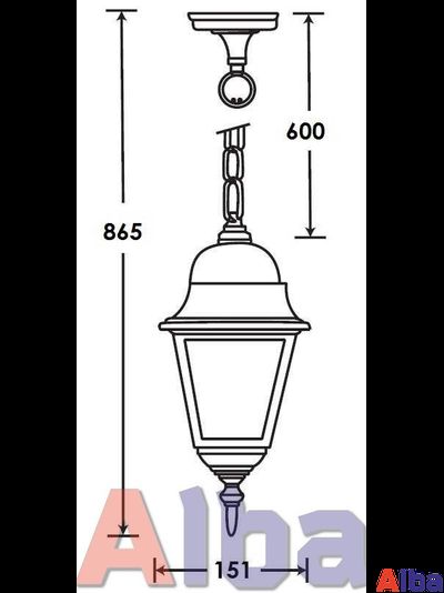 Quadro S 79905 bl Парковый светильник