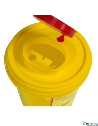 Контейнер для сбора медицинских отходов класс Б 1л 1шт.