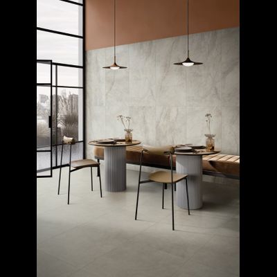 MICROCEMENT, керамогранит, 60x60 см, Светлый Греж, Матовый (8 мм), K947892R