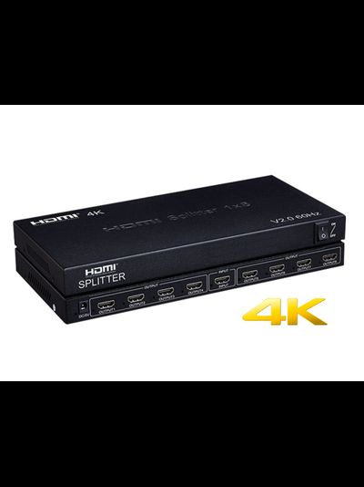 HDMI-разветвитель один на 8 4к (ULTRA HD 4K/60Hz (3840x2160) и ниже) HSP0108HV2-2.0