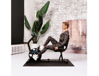 Велотренажер горизонтальный магнитный DFC B504R (до 100 кг)