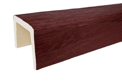 Декоративная балка из полиуретана Country Decor (WOOD LOOK) строганая М22 (200х150) вишня