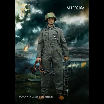 Немецкий пулеметчик - КОМПЛЕКТ ЭКИПИРОВКИ 1/6 WWII SS MG42 Machine Gunner Equipment Set AL100016A - ALert Line (БЕЗ ТЕЛА И ГОЛОВЫ)