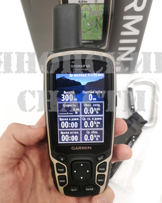 Портативный навигатор Garmin GPSMAP 65, Multi-Band Russia