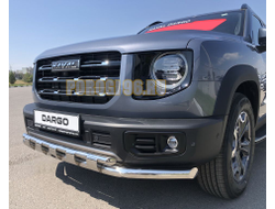 Защита переднего бампера с перемычками d60/42 для Haval Dargo (2022-...)