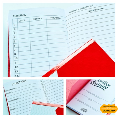 Дневник (твердая обложка) для кружков, секций, студий