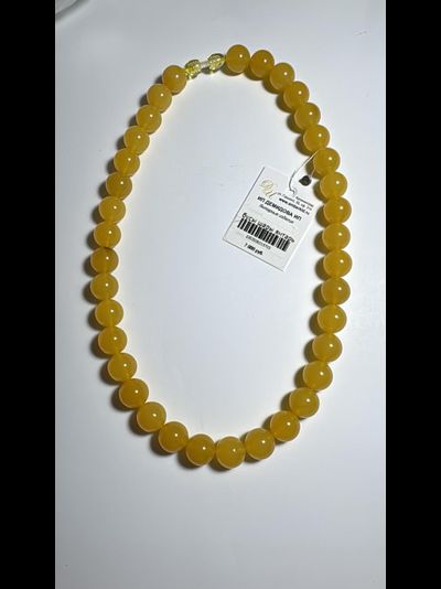 Бусы шары из натурального янтаря