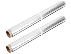 Фольга пищевая алюминиевая 450мм*50м 9мкм