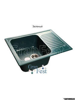 Керамическая мойка Granfest Гранфест GF-S645L реверсивная 1 секционная мойка