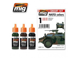 Ammo MIG: Набор акриловых красок: Камуфляж техники НАТО