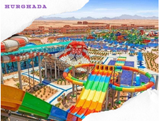 THE AQUAPARK (JUNGLE AND NEVERLAND) IN HURGHADA