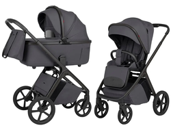 Коляска 2в1 Carrello Vector F CRL-6700, Ample Grey (Графит) рама Графит