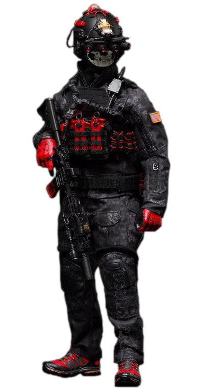 КОМПЛЕКТ ЭКИПИРОВКИ 1/6 (1050) -VERYHOT (БЕЗ ТЕЛА И ГОЛОВЫ)