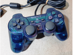 №001 "Ocean Blue" Оригинальный SONY Контроллер для PlayStation 2 PS2 DualShock 2