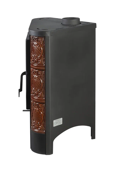 Печь-камин Бавария угловая радиус изразцовая Барокко, Экокамин (Россия)