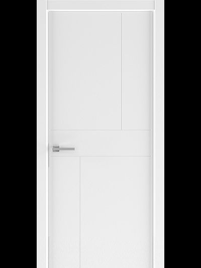 Дверь межкомнатная Line 7 белая