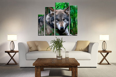 Модульная картина "Волк"