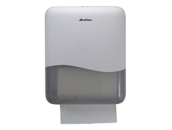 TH-907W Ksitex Луна Диспенсер для бумажных листовых полотенец в пачках V-сложения Н2 белый