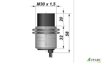 Индуктивный взрывозащищенный датчик SNI 31-15-D резьба М30х1,5