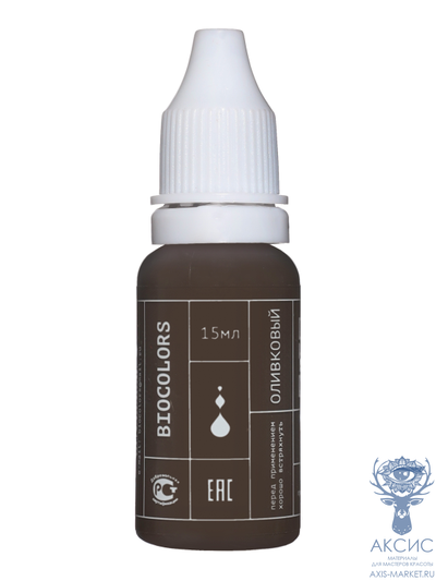 BIOCOLORS Пигмент для бровей (минерал) Оливковый 5 мл