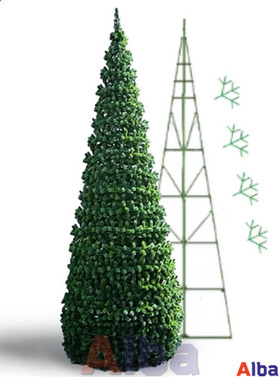 Сосна каркасная "Уральская" белая, хвоя леска, от 4 до 30 м 4 м