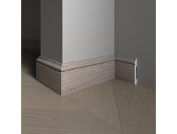 Напольный плинтус Decor-Dizayn 005-80SH, влагостойкий, ударопрочный, 2,4 метра