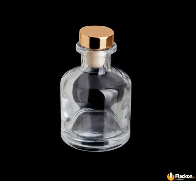 Флакон косметический стеклянный Амбра 50 мл