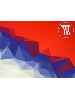 Бифлекс матовый принт Триколор